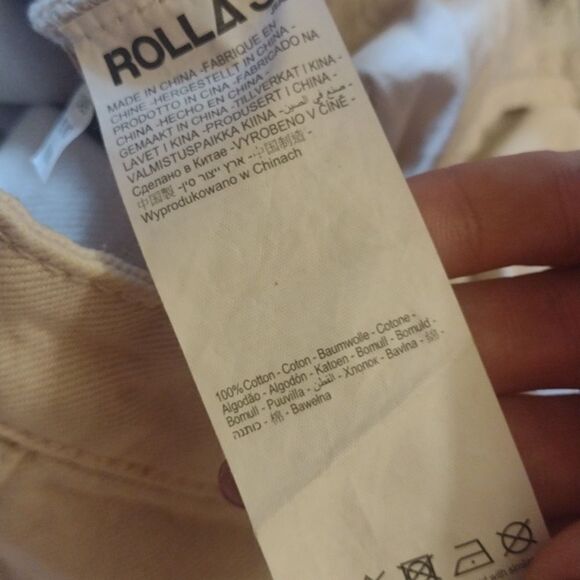 Rolla's High Rise Straight Jeans in Vintage White size 31 - Picture 12 of 12